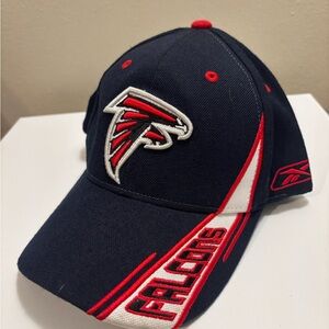 Atlanta Falcons Reebok Navy Red Embroidered Logo Cap
